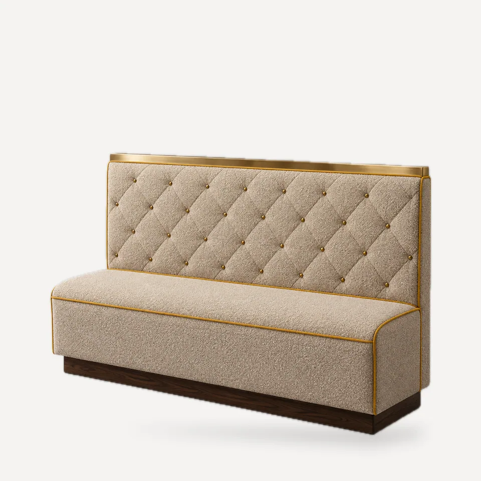 SB-102 Diamond-Quilted Banquette