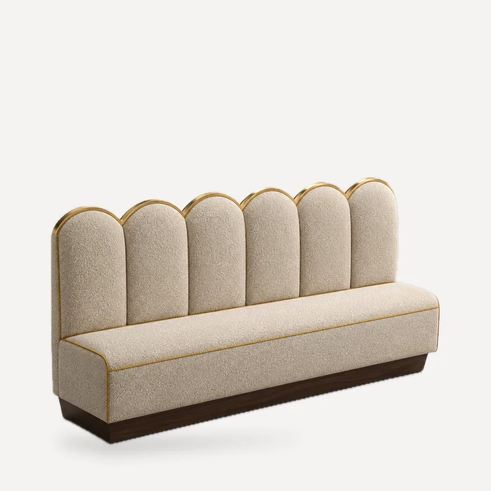 SB-109 Scallop-Back Banquette